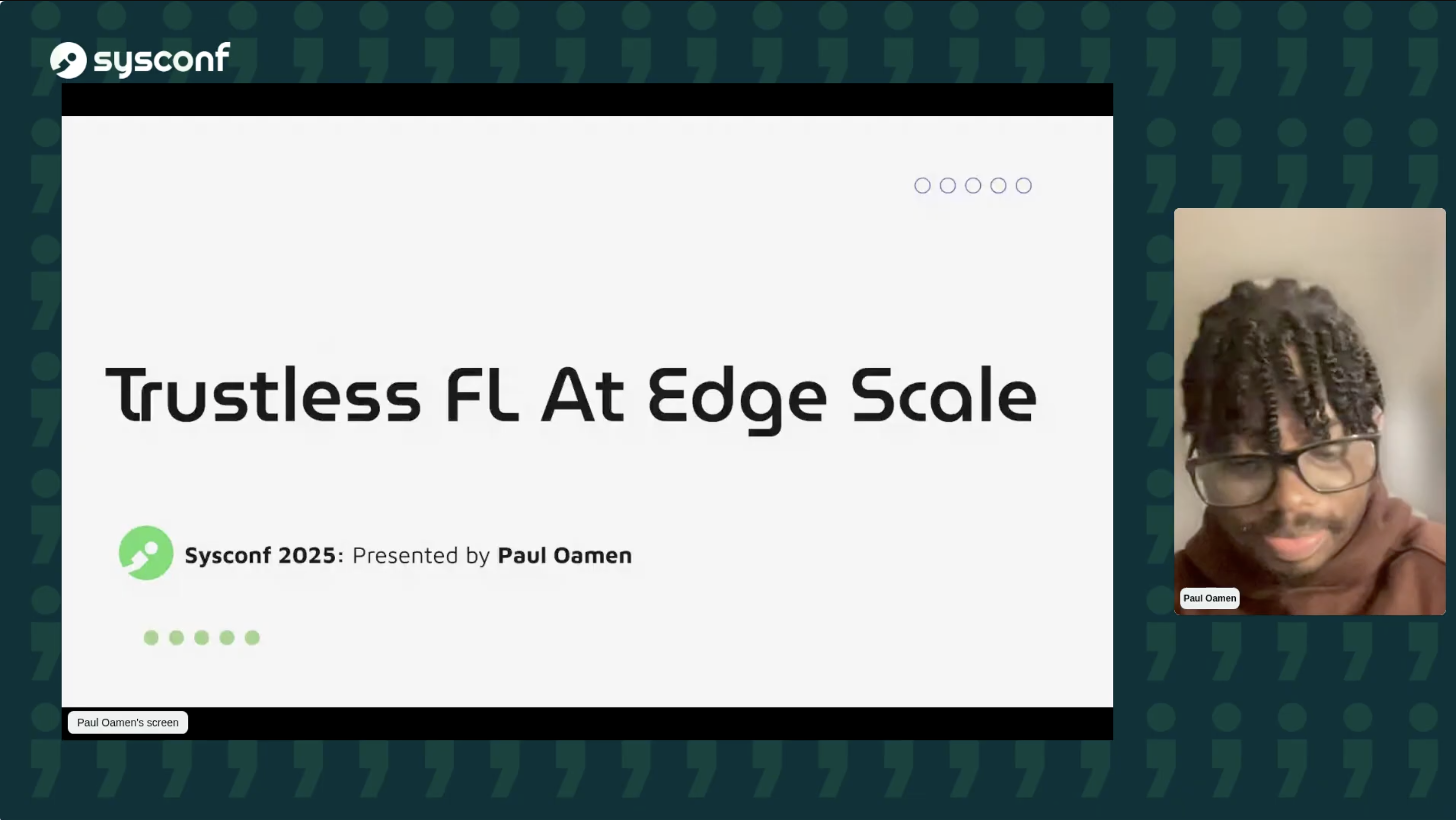 Paul talking about TFL